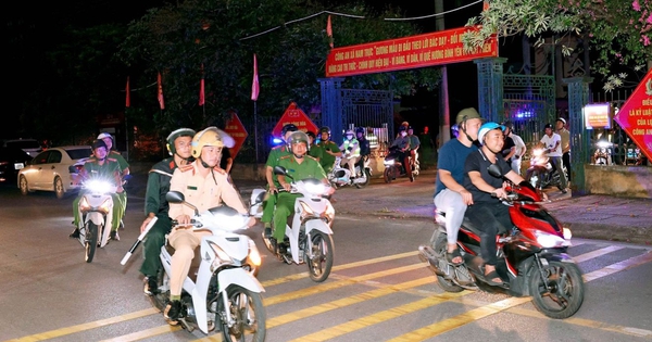 Công an Ninh Bình huy động lực lượng hùng hậu, phòng sự cố sau chung kết Việt Nam - Thái Lan