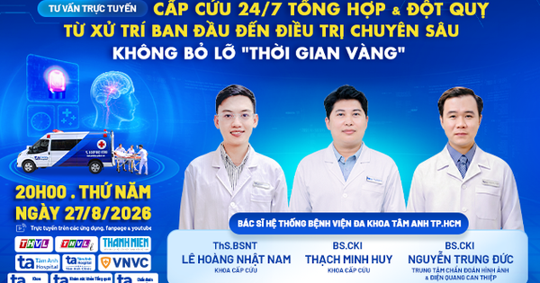 Cấp cứu 24/7 tổng hợp, đột quỵ: Điều trị chuyên sâu, không lỡ 'thời gian vàng'