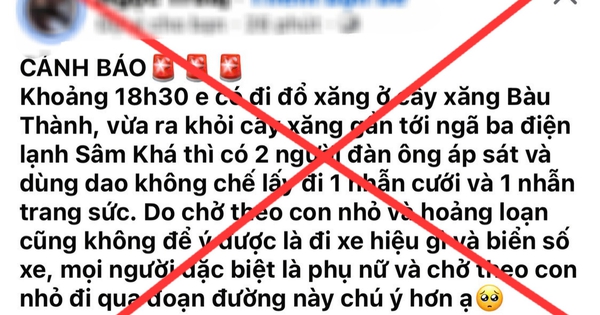 Sợ chồng biết mất nhẫn cưới, người phụ nữ ở TP.HCM bịa chuyện bị cướp