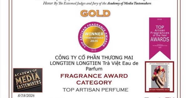 LONGTIEN - Nước hoa Việt Nam đại thắng tại giải thưởng danh giá Bắc Mỹ