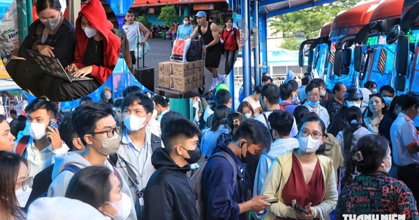 Ùn ùn người về quê nghỉ lễ 2.9: Tranh thủ 'chạy deadline' trước khi lên xe ở TP.HCM