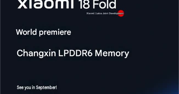 Xiaomi sắp tạo bất ngờ với smartphone dùng RAM LPDDR6 đầu tiên