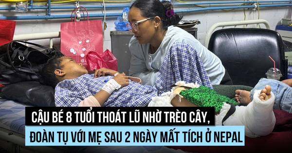 Cậu bé 8 tuổi trèo cây sống sót, đoàn tụ mẹ sau lũ quét Nepal