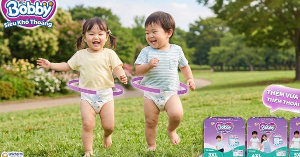 Bobby tiên phong mở rộng hệ size tã quần tới 5XL