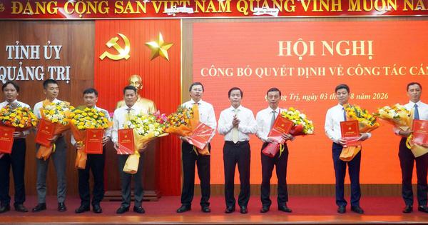 Quảng Trị điều động, bổ nhiệm 8 lãnh đạo ban quản lý dự án và địa phương