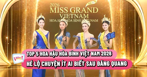Hoa hậu Hòa bình Việt Nam 2026 hé lộ chuyện ít ai biết sau đăng quang