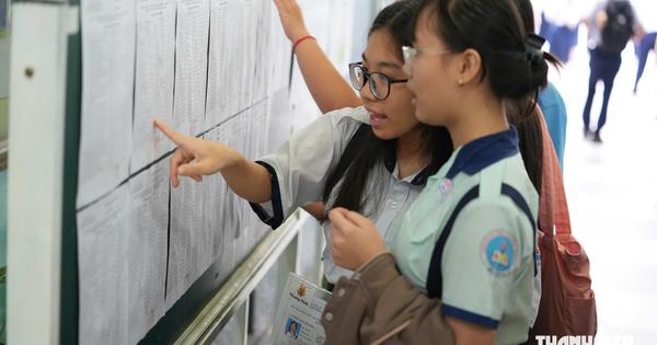 Đã có kết quả tuyển bổ sung lớp 10, học sinh đến trường THPT xem kết quả