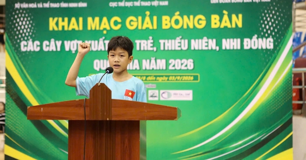 Khai mạc giải bóng bàn các cây vợt xuất sắc trẻ, thiếu niên, nhi đồng quốc gia