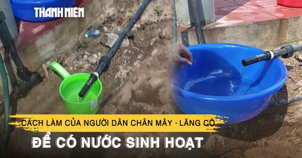 Cách làm thông minh của người dân Chân Mây - Lăng Cô để có nước sinh hoạt
