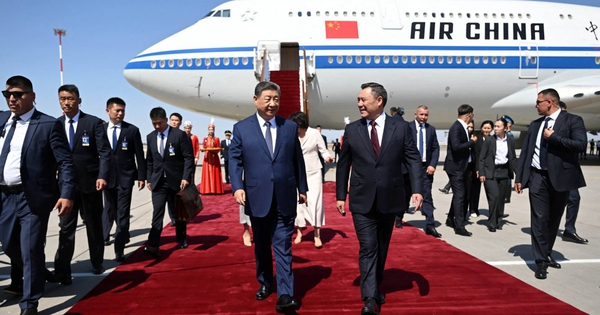 Ông Putin và ông Tập dự hội nghị Tổ chức Hợp tác Thượng Hải ở Kyrgyzstan