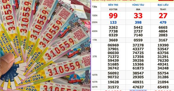 Xổ số miền Nam ngày 4 tháng 8: Một người trúng số 40 vé đài Vũng Tàu