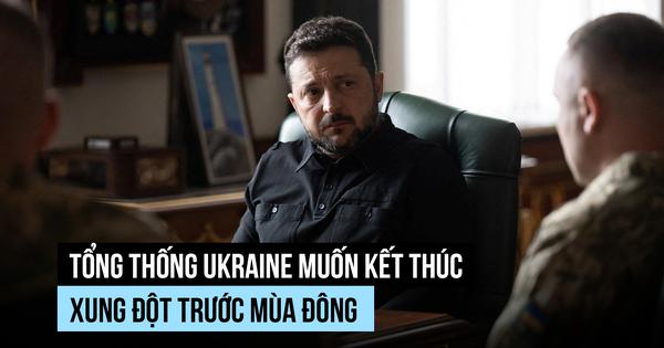 Tổng thống Ukraine sẽ tăng sức ép để xung đột kết thúc trước mùa đông
