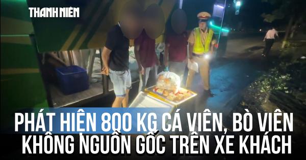 Phát hiện hơn 800 kg cá viên, bò viên không nguồn gốc trên xe khách