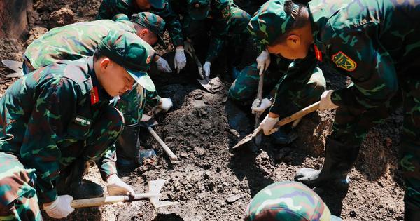 Phát hiện thêm 2 vị trí mộ liệt sĩ tập thể tại công viên Lê Thị Riêng