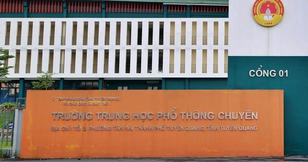 Nóng: Thí sinh điểm thi THPT chuyên Tuyên Quang thi lại tất cả các môn