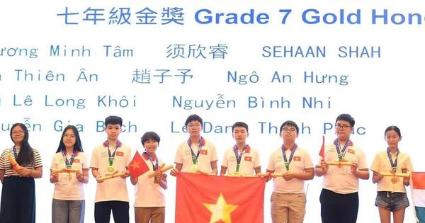 Học sinh Việt Nam thắng lớn tại Đấu trường toán học châu Á