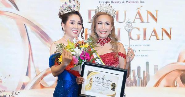 Nữ hoàng điện ảnh Nalisa Nguyễn trao vương miện cho Hoa hậu Doanh nhân toàn cầu tại Canada