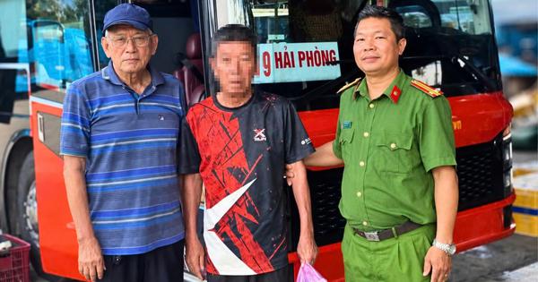 Người đàn ông ở Nghệ An đi lạc vào Quảng Ngãi được công an hỗ trợ