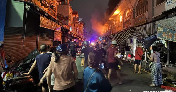 Đồng Nai: Cháy lớn chợ ở Biên Hòa