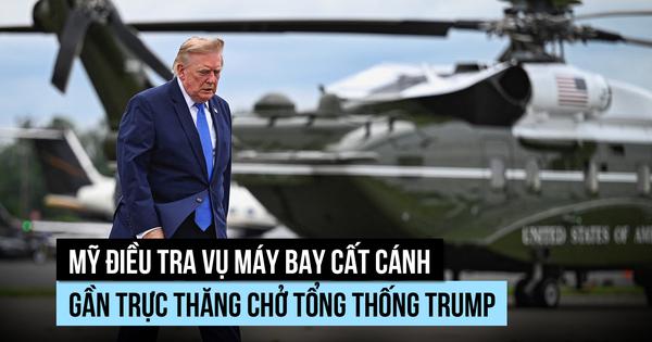 Mỹ điều tra sự cố an toàn liên quan trực thăng chở Tổng thống Trump