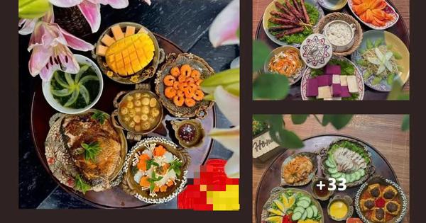 Mê mẩn những mâm cơm nhà đẹp như ngoài tiệm của cô giáo trẻ