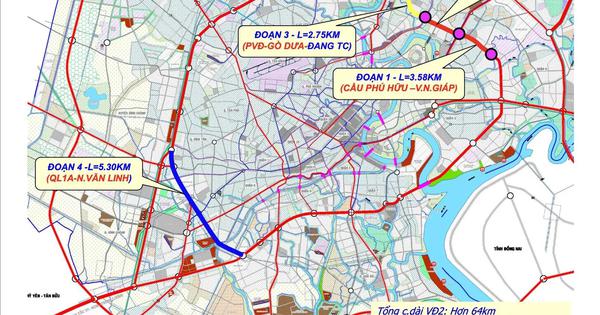 Dự án đường dài 64 km, rộng 6 - 10 làn xe ở TP.HCM khi nào xong?