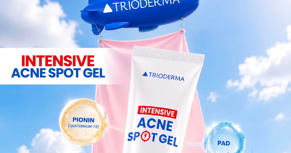 Gel chấm mụn viêm Trioderma Intensive Acne Spot: Mảnh ghép mới chăm sóc da dầu mụn