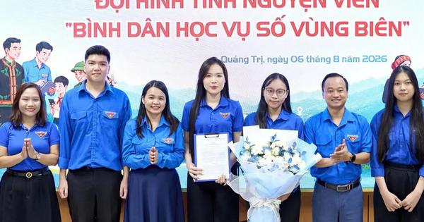 Quảng Trị ra mắt đội hình tình nguyện viên 'Bình dân học vụ số vùng biên'