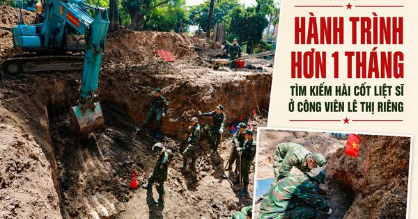 Toàn cảnh hành trình hơn 1 tháng tìm kiếm hài cốt liệt sĩ tại công viên Lê Thị Riêng