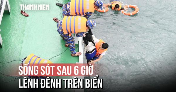 Kỳ diệu nữ du khách sống sót sau 6 giờ lênh đênh trên biển Mũi Nghê