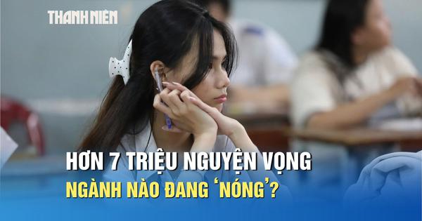 Hơn 7 triệu nguyện vọng qua lọc ảo: Ngành nào đang ‘nóng’?