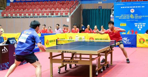 Giải bóng bàn quốc gia Báo Nhân Dân tranh thành tích Đại hội thể thao toàn quốc