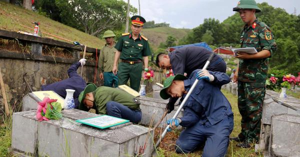Hà Tĩnh hoàn thành khai quật, số hóa thông tin 774 mộ liệt sĩ chưa rõ danh tính