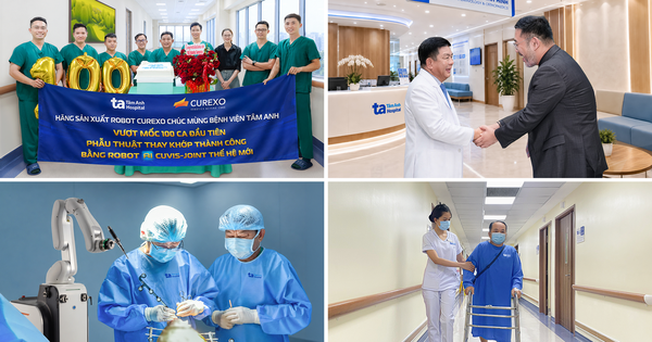 Bệnh viện Tâm Anh 'phá kỷ lục' thay khớp phức tạp bằng 'siêu robot' AI