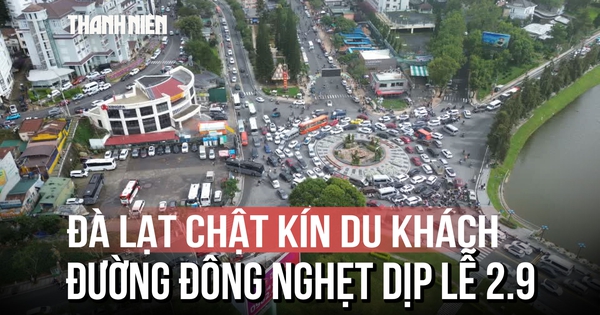 Đà Lạt ngày 1.9: Dòng xe ken đặc, du khách đổ về các điểm du lịch tăng mạnh