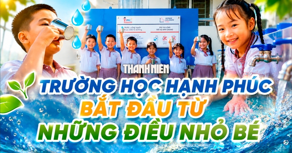 'Nước sạch cho em': Đưa nước sạch đến trường học đầu năm học mới