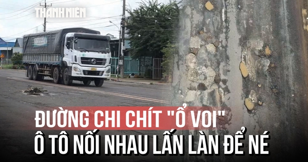 Mặt đường 'bẫy' người đi đường: Ô tô tràn sang làn ngược chiều tránh hố sâu