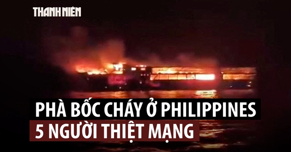 Phà cháy dữ dội, nhiều người mất tích ở Philippines