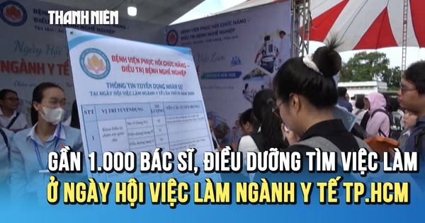 Gần 1.000 bác sĩ, điều dưỡng tìm việc làm ở Ngày hội việc làm ngành y tế TP.HCM