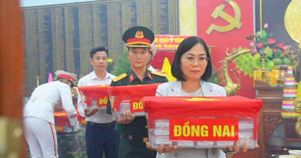Đồng Nai bàn giao 4.618 mẫu hài cốt liệt sĩ để giám định ADN