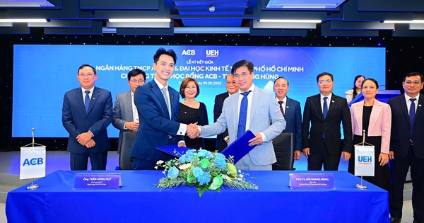 ACB và UEH khởi động chương trình học bổng ACB - Trần Mộng Hùng
