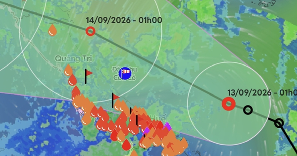 Áp thấp nhiệt đới cách Đà Nẵng 120km, nhiều nơi mưa lớn trên 400mm