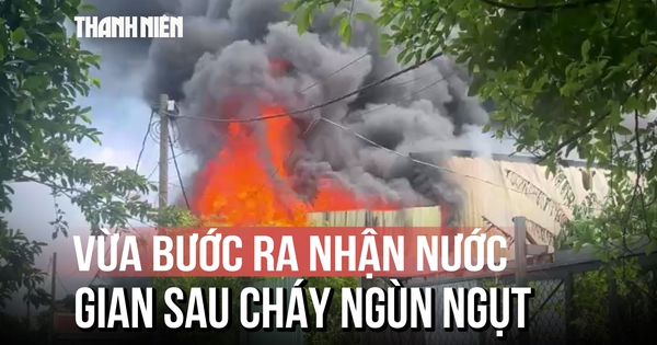 Lời kể vụ cháy xưởng mút xốp: Công nhân vừa bước ra trước nhận nước, gian sau bốc cháy