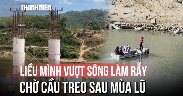 Thấp thỏm vượt sông làm rẫy mùa mưa lũ, ngóng chờ 3 cây cầu treo ở Khánh Hòa