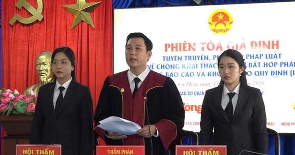 Hàng trăm ngư dân Cà Mau tham dự phiên tòa giả định chống khai thác IUU