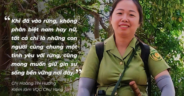 Vườn quốc gia Chư Yang Sin có ‘nữ tướng rừng xanh’