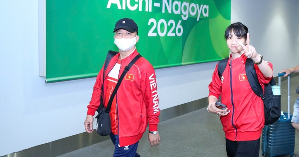 Đoàn thể thao Việt Nam đã đến Nhật Bản an toàn, sẵn sàng chinh  phục ASIAD 2026