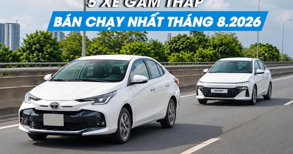 Người Việt mua xe sedan nào nhiều nhất tháng 8.2026?