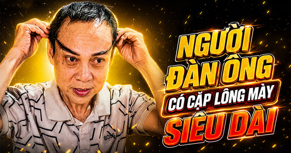 Độc lạ: Anh chủ quán sở hữu cặp lông mày dài hơn 20 cm