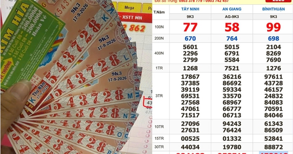 Xổ số miền Nam ngày 17 tháng 9: Mua vé sát giờ mở thưởng, trúng số đài Bình Thuận